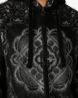 Black Carpet Mohair Hooded Sweatshirt