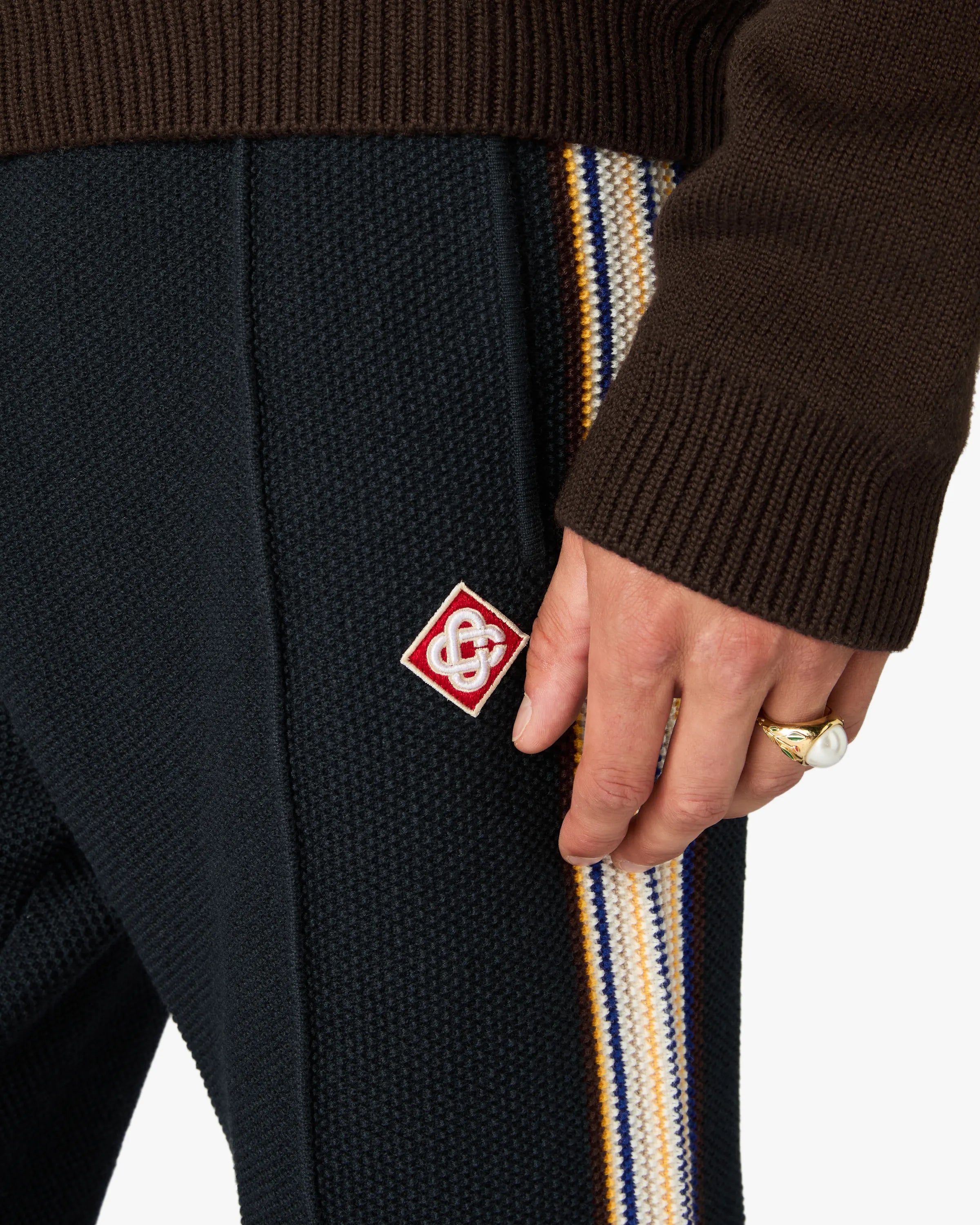 Café Culture Wool Track Pants