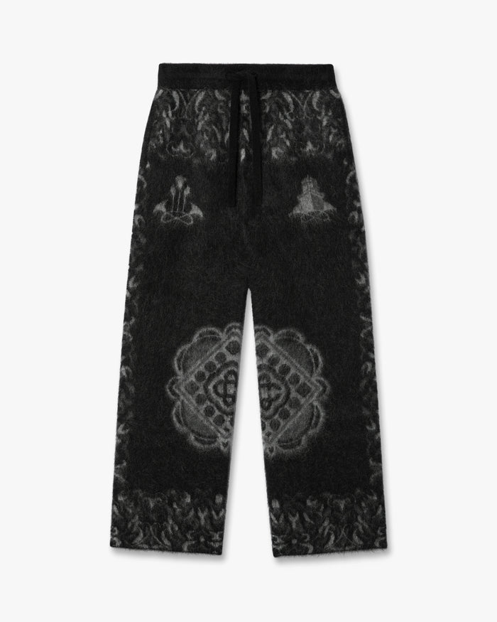 Black Carpet Mohair Trousers