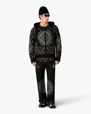 Black Carpet Mohair Trousers