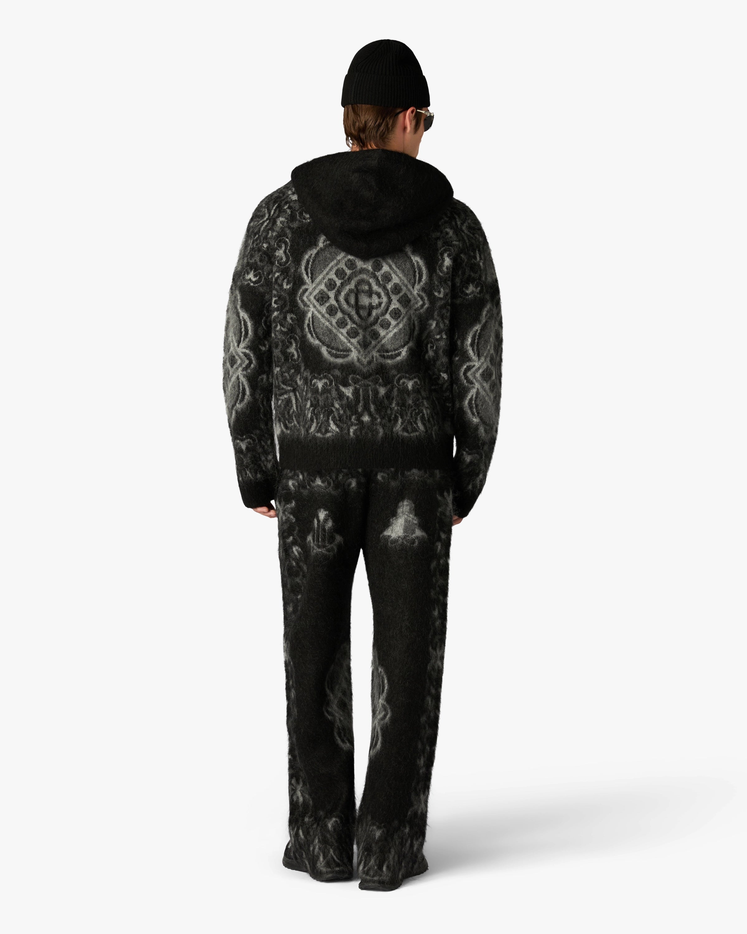 Black Carpet Mohair Trousers