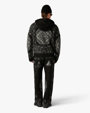 Black Carpet Mohair Trousers