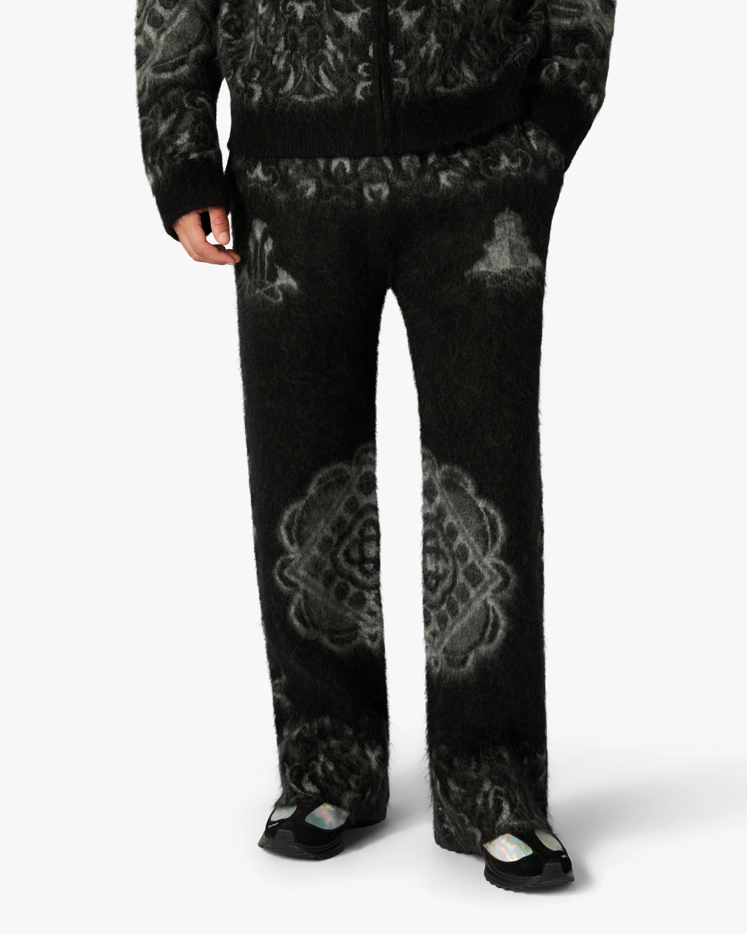 Black Carpet Mohair Trousers