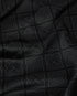Black Radiating Monogram Short Sleeve Silk Shirt