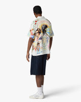 Arts Egyptiens Short Sleeve Linen Shirt