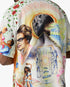 Arts Egyptiens Short Sleeve Linen Shirt