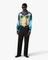 Geometrie Sacree Long Sleeve Silk Twill Shirt