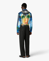 Geometrie Sacree Long Sleeve Silk Twill Shirt