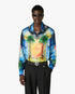 Geometrie Sacree Long Sleeve Silk Twill Shirt