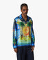 Geometrie Sacree Long Sleeve Silk Twill Shirt