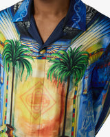 Geometrie Sacree Long Sleeve Silk Twill Shirt