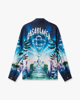 Crystal Alchemy Long Sleeve Silk Twill Shirt