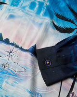 Crystal Alchemy Long Sleeve Silk Twill Shirt