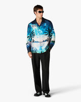 Crystal Alchemy Long Sleeve Silk Twill Shirt