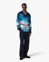 Crystal Alchemy Long Sleeve Silk Twill Shirt