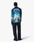Crystal Alchemy Long Sleeve Silk Twill Shirt