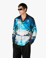 Crystal Alchemy Long Sleeve Silk Twill Shirt