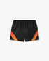 Black & Orange Gradient Jacquard Swim Shorts