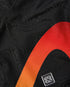 Black & Orange Gradient Jacquard Swim Shorts