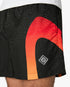 Black & Orange Gradient Jacquard Swim Shorts