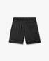 Black Radiating Monogram Silk Shorts
