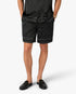 Black Radiating Monogram Silk Shorts