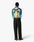 Black Pleated Straight Leg Trousers