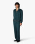 Dark Teal Monogram Trousers