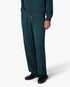 Dark Teal Monogram Trousers