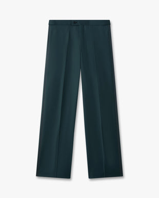 Dark Teal Straight Leg Trousers