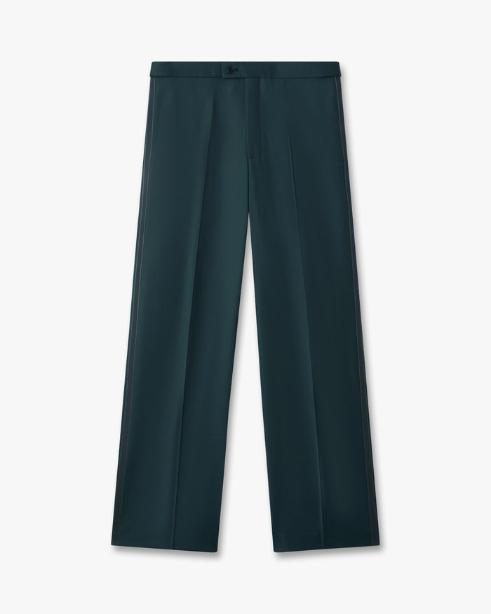 Dark Teal Straight Leg Trousers