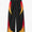 Black & Orange Gradient Track Pants