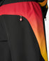 Black & Orange Gradient Track Pants