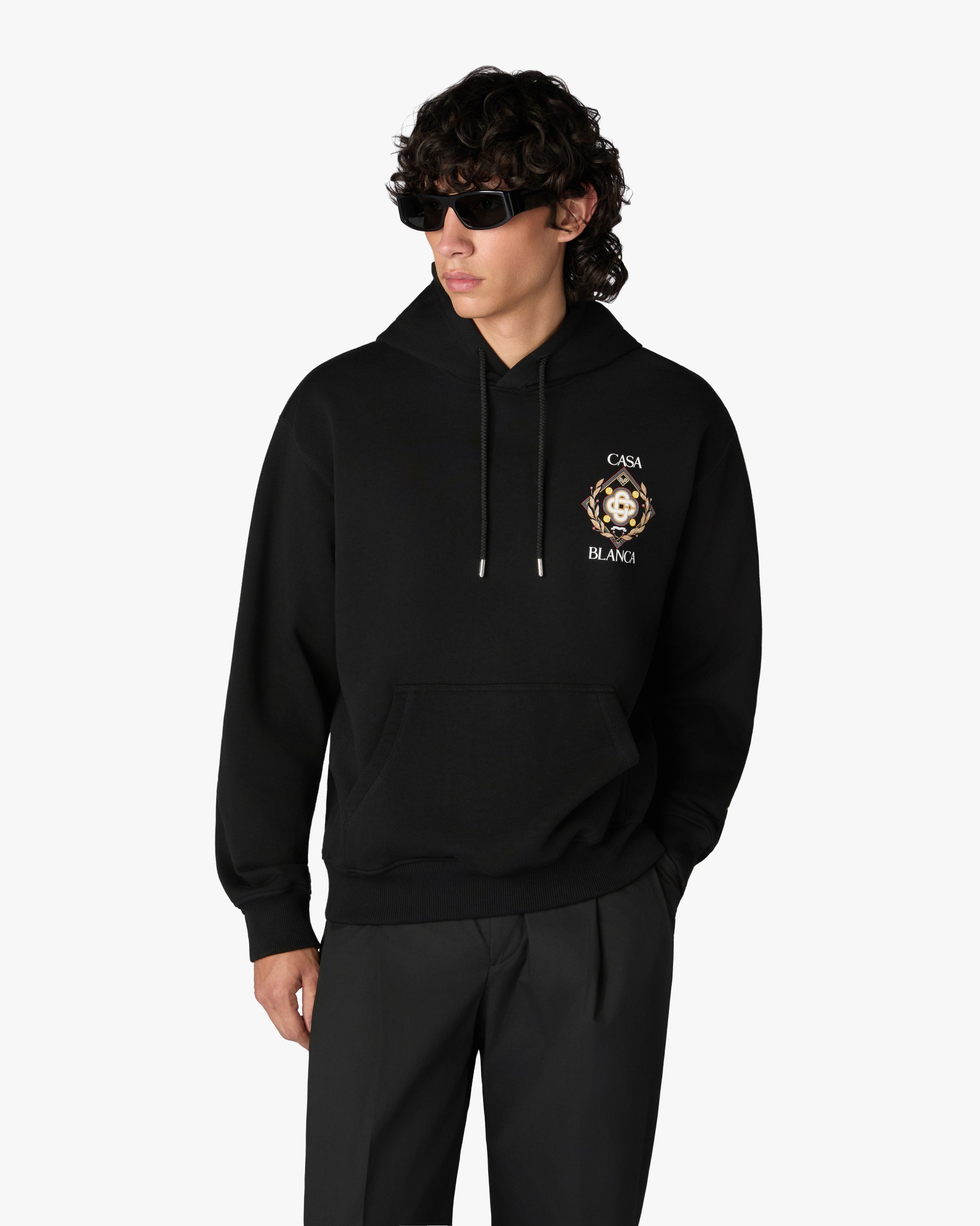 Black Championship Hooded Sweatshirt
