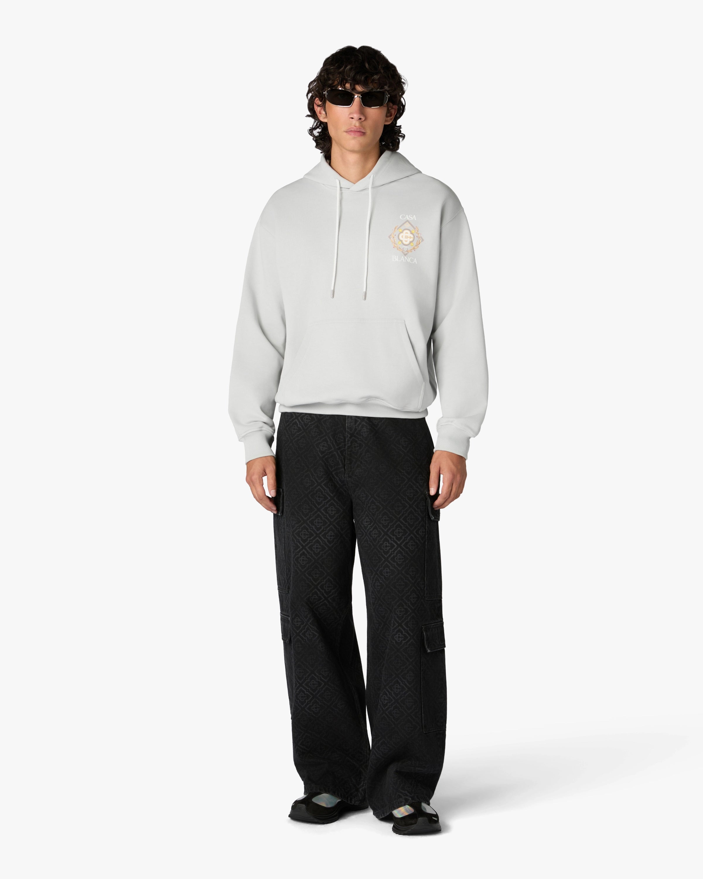 Grey Championship Hooded Sweatshirt