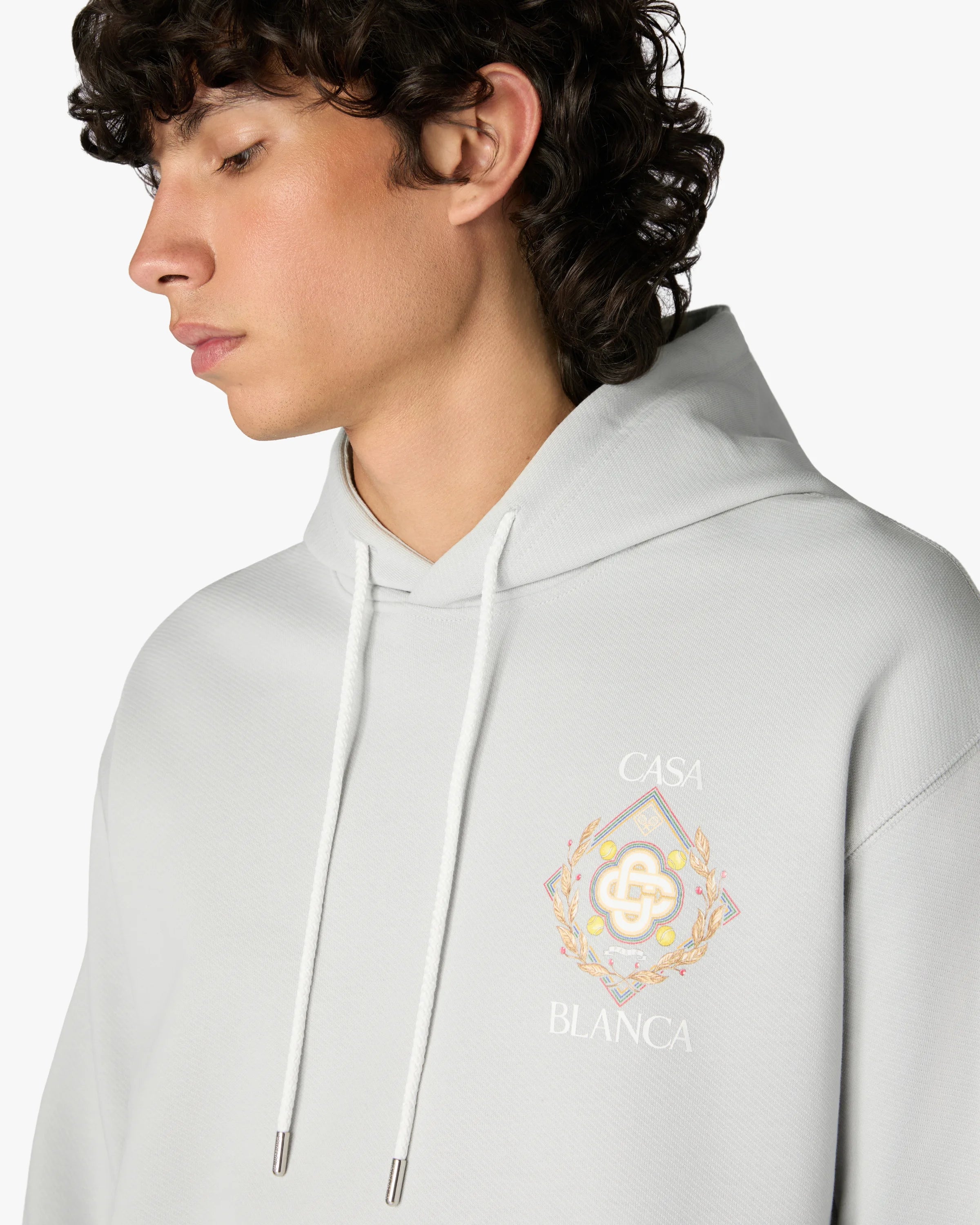 Grey Championship Hooded Sweatshirt