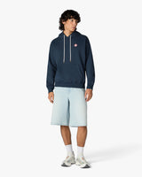 Sweat à capuche bleu marine à logo losange