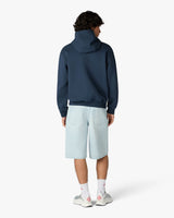 Sweat à capuche bleu marine à logo losange