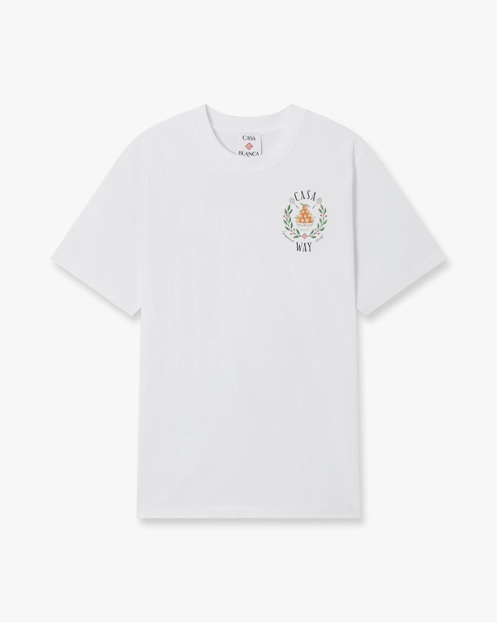 T-shirt à manches courtes blanc Casa Way