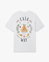 White Casaway Short Sleeve T-Shirt