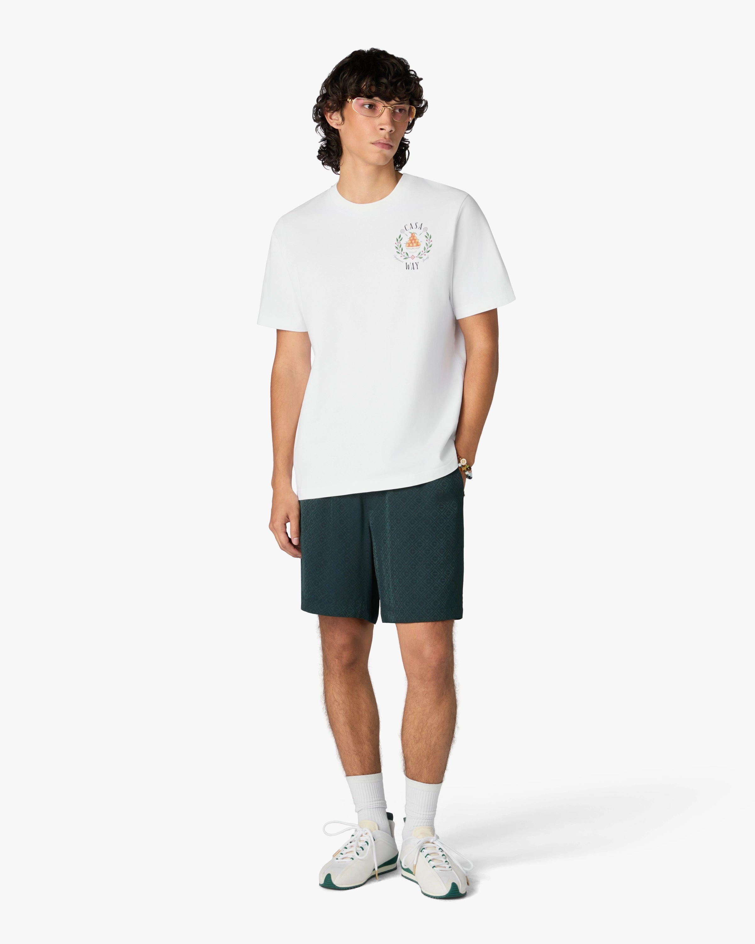 T-shirt à manches courtes blanc Casa Way