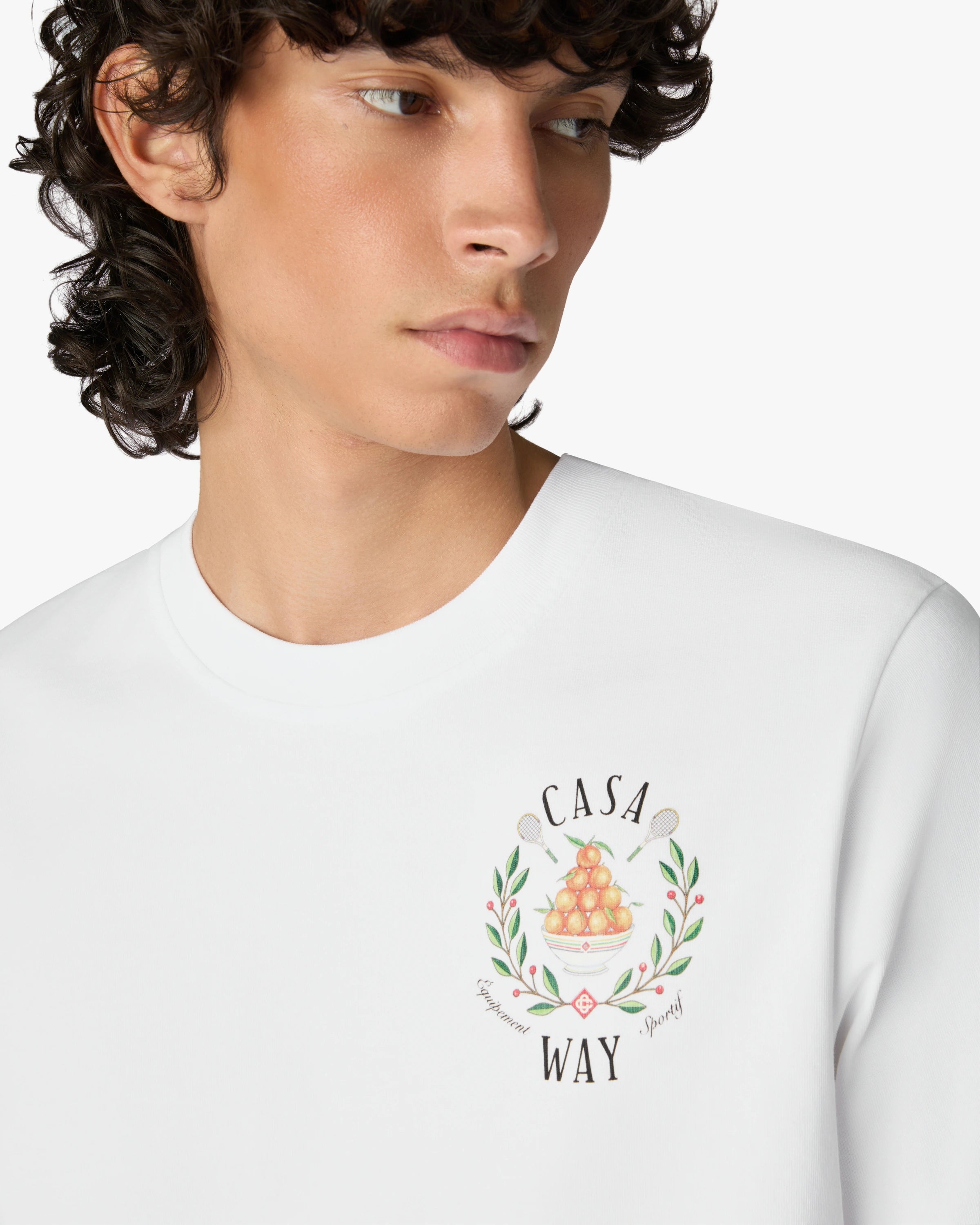 T-shirt à manches courtes blanc Casa Way
