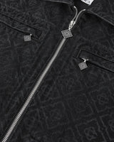 Black Monogram Denim Jacket