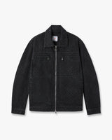 Black Monogram Denim Jacket