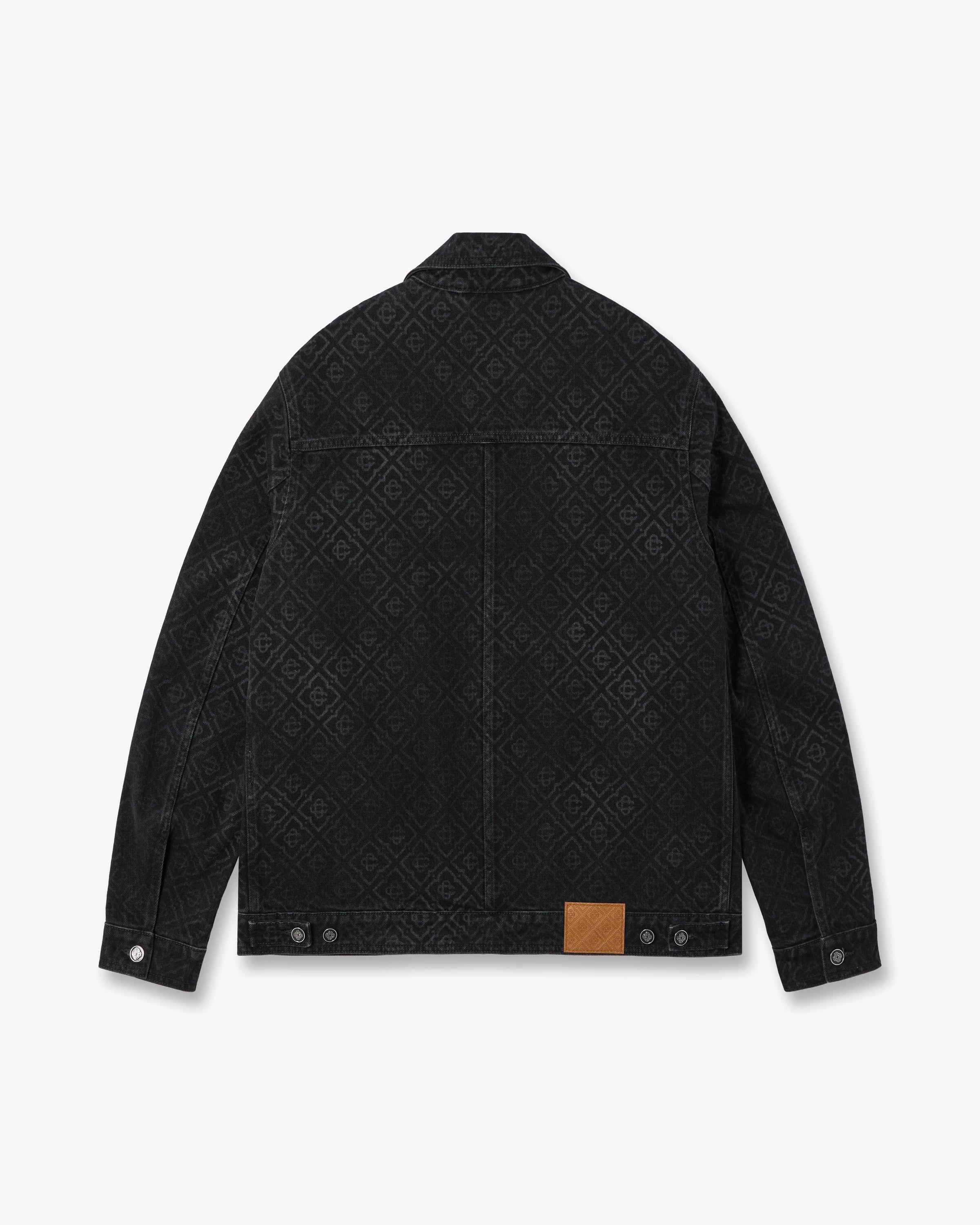 Black Monogram Denim Jacket