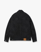 Black Monogram Denim Jacket