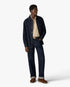 Indigo Raw Denim Straight Leg Jeans
