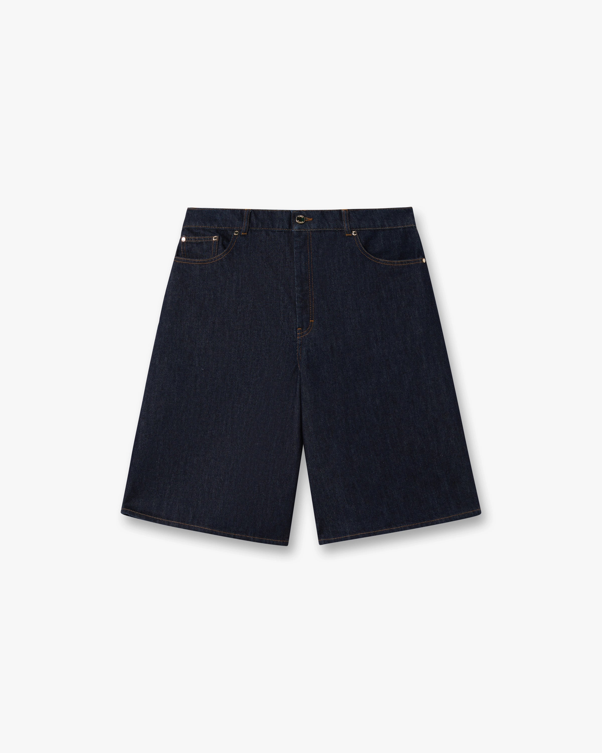 Indigo Raw Denim Shorts