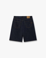 Indigo Raw Denim Shorts