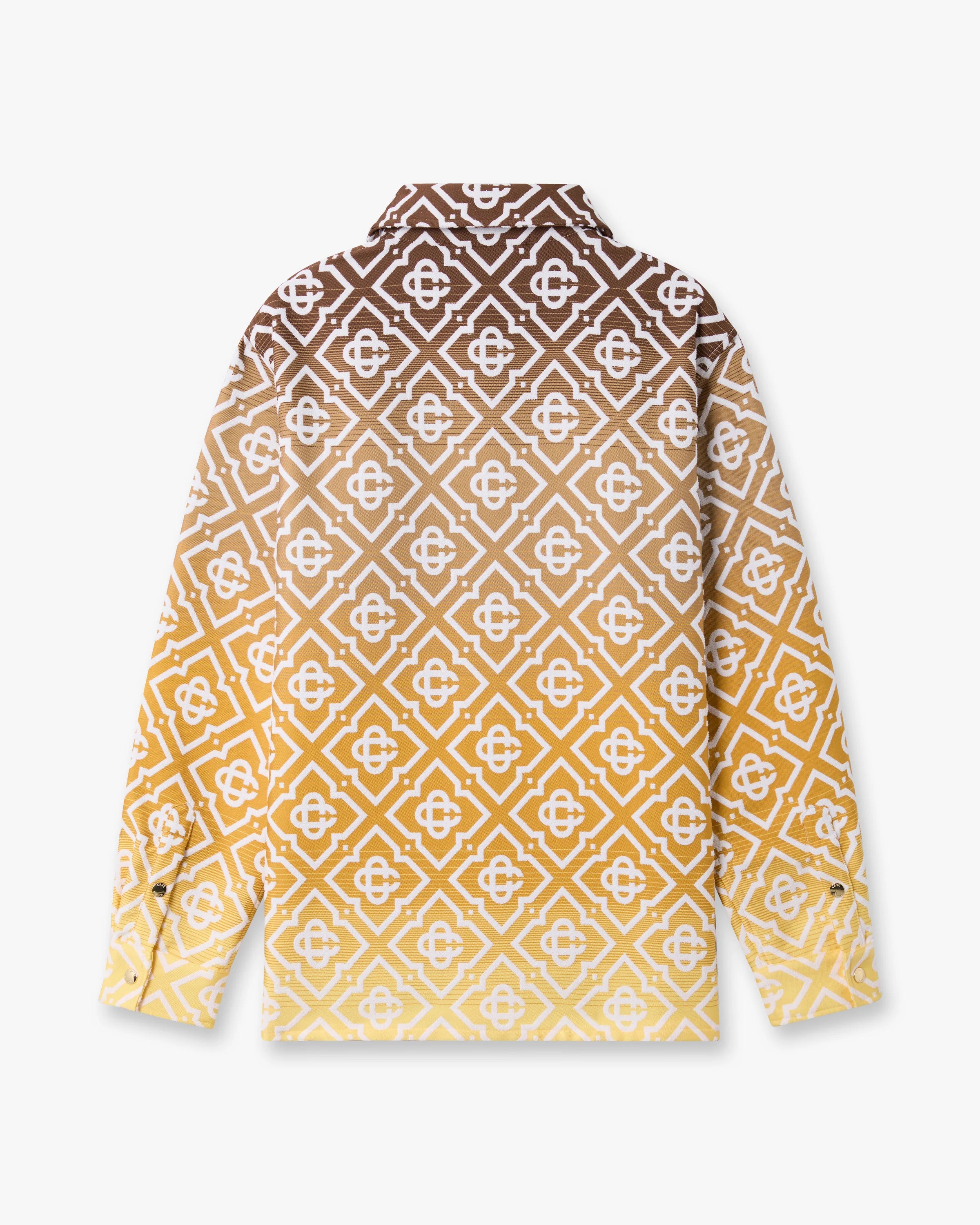Beige Gradient Monogram Shacket